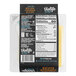 A package of Violife Just Like Mature Cheddar vegan cheese slices with a food nutrition label.