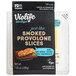 A package of 8 Violife Just Like Smoked Provolone vegan cheese slices.