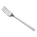 An Acopa Phoenix stainless steel salad/dessert fork with a satin finish.