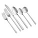 A pack of 12 Acopa Phoenix stainless steel bouillon spoons.