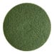 A green Lavex Basics scrubbing pad with a circular pattern in the middle.