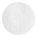 A close-up of a white Lavex Basics polishing pad.