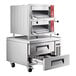 A stainless steel Avantco bakery deck oven with two drawers.