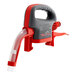 A red and grey SC Johnson Professional TruFill 309422 dispenser head with a nozzle and hose.