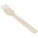 Eco-gecko Heavy Weight Disposable Wooden Fork - 100/Pack Main Thumbnail 2