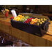 San Jamar BD4005S The Dome 5-Compartment Condiment Bar with Snap-On Caddies Main Thumbnail 5