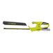A yellow and black Sun Joe cordless garden tool kit with a black lid.