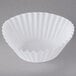 White Fluted Mini Baking Cup 1 3/8" x 15/16" - 1000/Pack Main Thumbnail 2