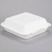 Bare by Solo HC9SC Eco-Forward 9" x 9" x 3" Sugarcane / Bagasse Take-Out Container - 200/Case Main Thumbnail 2