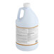 A white plastic jug of Noble Chemical Sani-512 with a white and brown label.