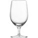 A Schott Zwiesel clear wine goblet with a stem.