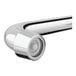 A Regency double-jointed faucet swing spout with a chrome finish.