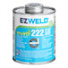 A 32 fl. oz. dark blue container of E-Z Weld wet PVC cement.