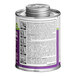A close up of a 16 oz. can of E-Z Weld Purple PVC Primer with white and purple labels.