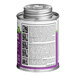 An 8 oz. purple can of E-Z Weld PVC Primer with instructions on it.