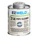 A 16 oz. can of E-Z Weld Clear Pipe Cleaner.