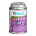 A can of E-Z Weld purple PVC primer.