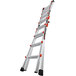 A Little Giant aluminum ladder with red and black accents.