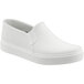 A white Klogs slip-on shoe with a white sole.