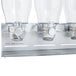 Zevro KCH-06151 Professional Silver 4 Liter Triple Canister Dry Food Dispenser Main Thumbnail 8