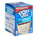 A blue and white box of Pop-Tarts Frosted Blueberry Toaster Pastries.