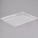 A clear plastic tray for bakery display.