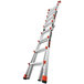 A Little Giant Revolution 2.0 ladder with red handles.