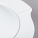 CAC COL-120 Fashion 30 oz. Bright White Porcelain Pasta Serving Bowl with Lid - 8/Case Main Thumbnail 7