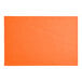 Lavex orange rectangular tissue paper sheets.