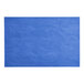 A blue rectangular sheet of tissue paper.
