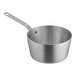 A silver Vollrath Wear-Ever aluminum sauce pan with a handle.