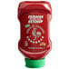 A case of 6 Huy Fong Sriracha Hot Chili Ketchup bottles with white text and a rooster on a red label.