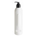 A close-up of a white Grey + Finch DoveLok shampoo bottle with a black dispenser.