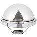 Vollrath 46268 6 Qt. New York, New York Drop-In Round Retractable Dripless Chafer with Brass Trim Main Thumbnail 2
