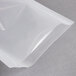 A close up of a clear ARY VacMaster vacuum packaging bag.