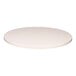 A Perfect Tables 48" round white table top with a microtexture.
