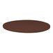 A Perfect Tables 30" outdoor round table top in Arizona Brown.
