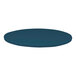A Perfect Tables 36" round table top in microtexture pearl blue.