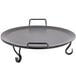 American Metalcraft GS18 18" Round Wrought Iron Griddle with Matching Stand Main Thumbnail 3