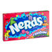 A Nerds rainbow candy box with colorful characters.