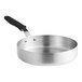 A Vollrath Wear-Ever aluminum saute pan with a black handle.