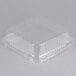 Durable Packaging P1130-500 Clear Lid for 9" Square Foil Cake Pan - 500/Case Main Thumbnail 2