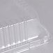 Durable Packaging P1130-500 Clear Lid for 9" Square Foil Cake Pan - 500/Case Main Thumbnail 5