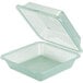 GET EC-10 9" x 9" x 3 1/2" Jade Green Customizable Reusable Eco-Takeouts Container - 12/Case Main Thumbnail 3