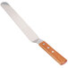 9 1/2" Blade Offset Baking / Icing Spatula with Wooden Handle Main Thumbnail 3