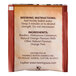 A box of Twinings Orange & Cinnamon Spice Herbal Tea Bags with brewing instructions.