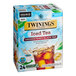 A box of Twinings Unsweetened Black Iced Tea K-Cup Pods.