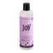 A purple bottle of JoySuds Pure Joy Lavender Dishwashing Liquid with black text.
