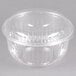 Dart C48BCD PresentaBowls 48 oz. Clear Plastic Bowl with Dome Lid - 126/Case Main Thumbnail 2
