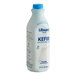 A white Lifeway Kefir bottle with blue text and cap.